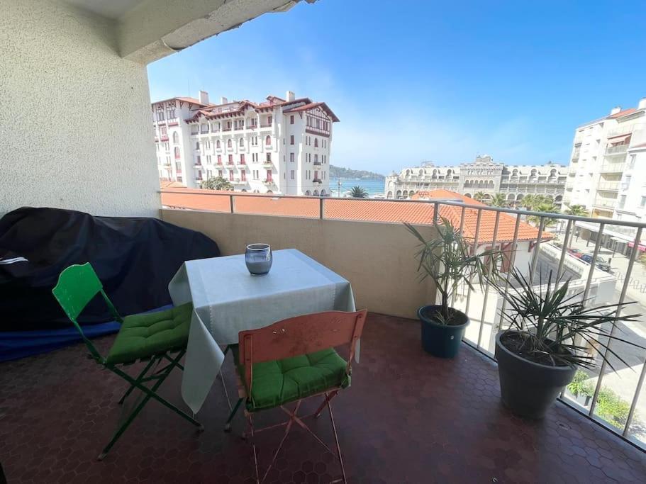 Hendaye Plage Charmant Studio 2Pers Avec Grande Terrasse Vue Mer エクステリア 写真